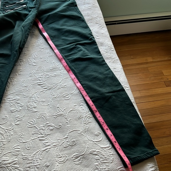 Gap dark green modern stretch skinny  pants. Size 8tall in EUC - Picture 6 of 8